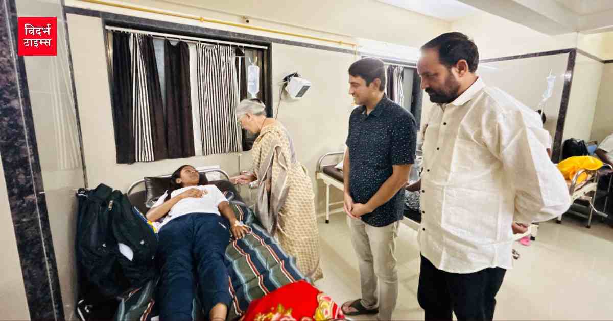 दूषित पाण्यामुळे प्रशिक्षणार्थी पोलिसांना बाधा, Anjali Ambedkar यांची रुग्णालयाला भेट.