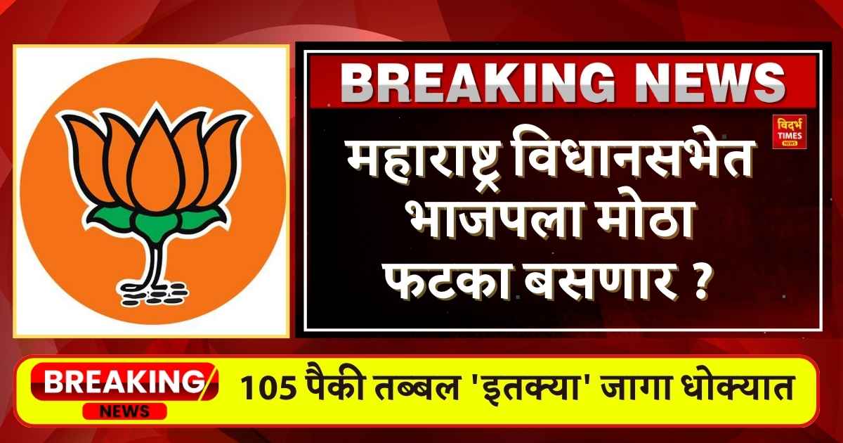 BJP Maharashtra Vidhansabha 2024 : विधानसभेत भाजपला मोठा फटका बसणार का ? तब्बल ‘इतक्या’ जागा धोक्यात,जाणून घ्या काय आहे परिस्थिती.