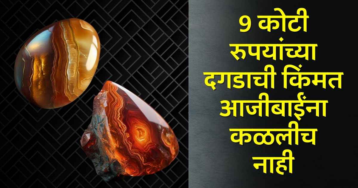 Amber Nugget : आयुष्यभर आजीबाई ज्याला दरवाज्याचा अडसर समजल्या,तो दगड निघाला तब्बल ९ कोटींचा ! मृत्यूनंतर कळली किंमत!!