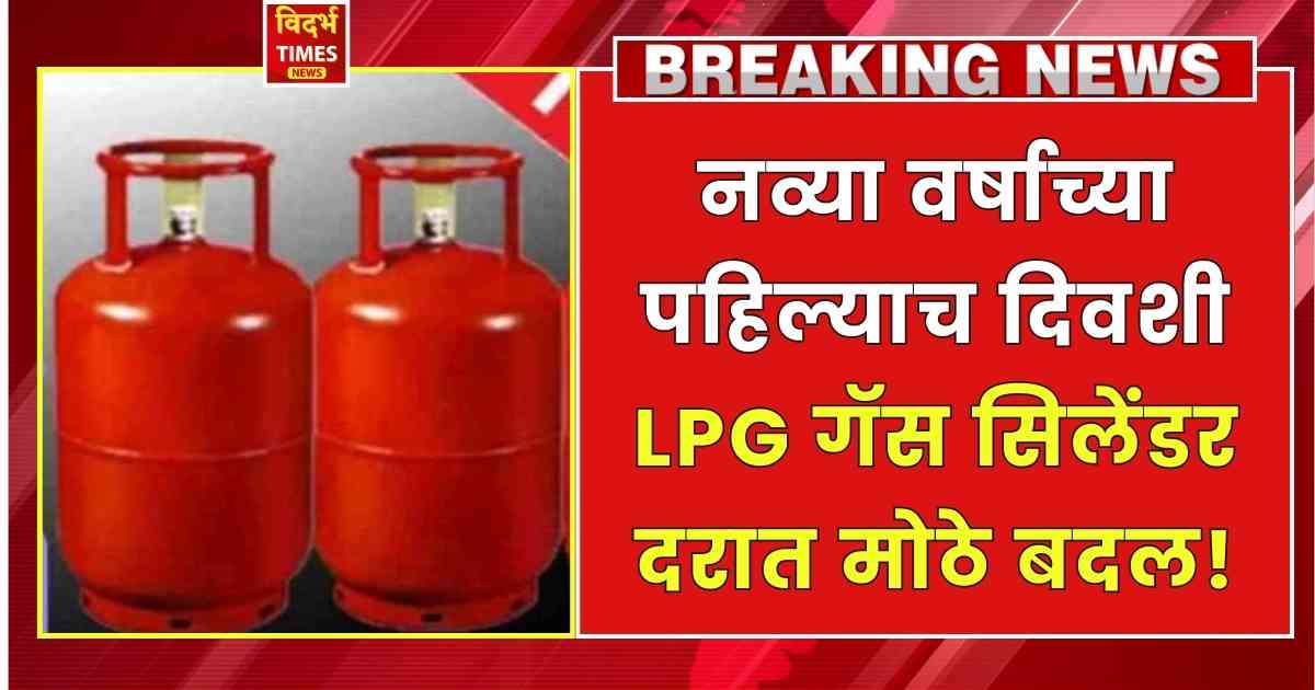 LPG Price 1 January 2025